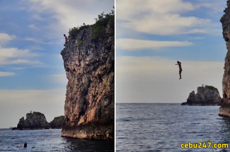 malapascua cliff jump
