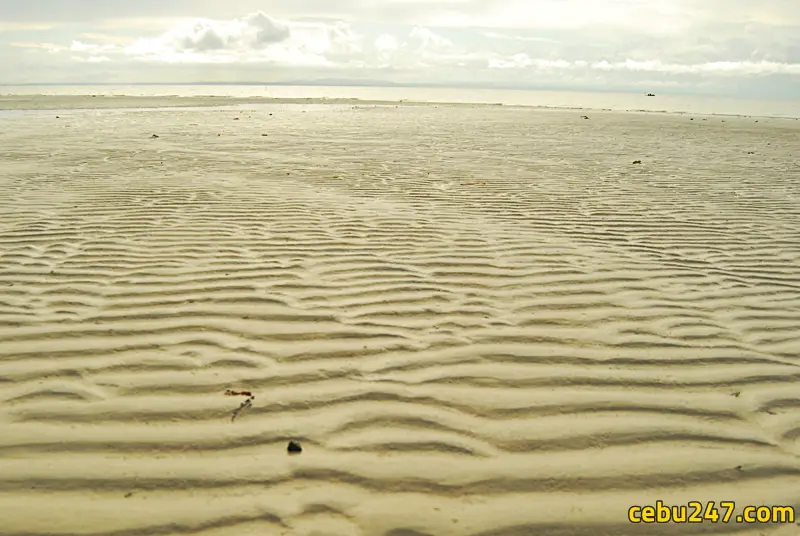 sand at bantayan island