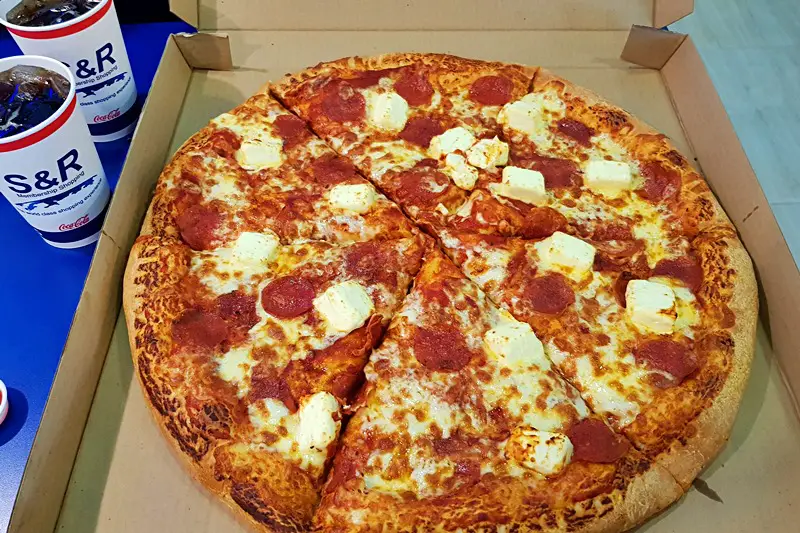 SR new york style pizza creamy pepperoni pizza
