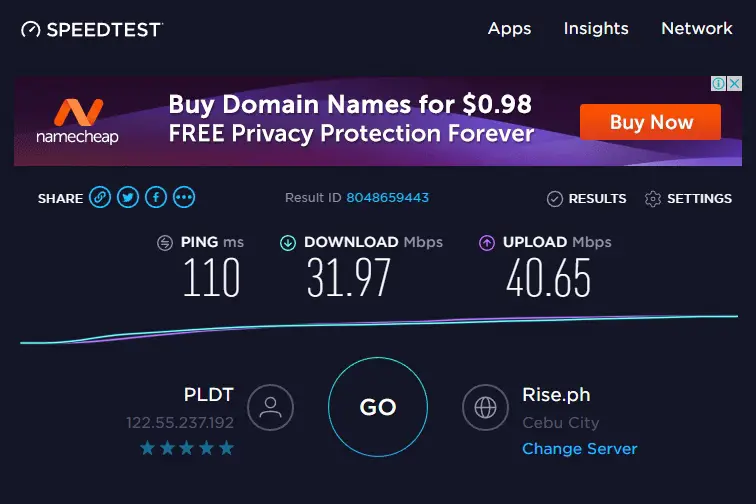 speedtest cebu library