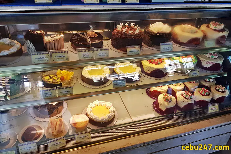 cakes at dessert factory cebu