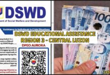 dswd region 3 Central Luzon cash assistance education