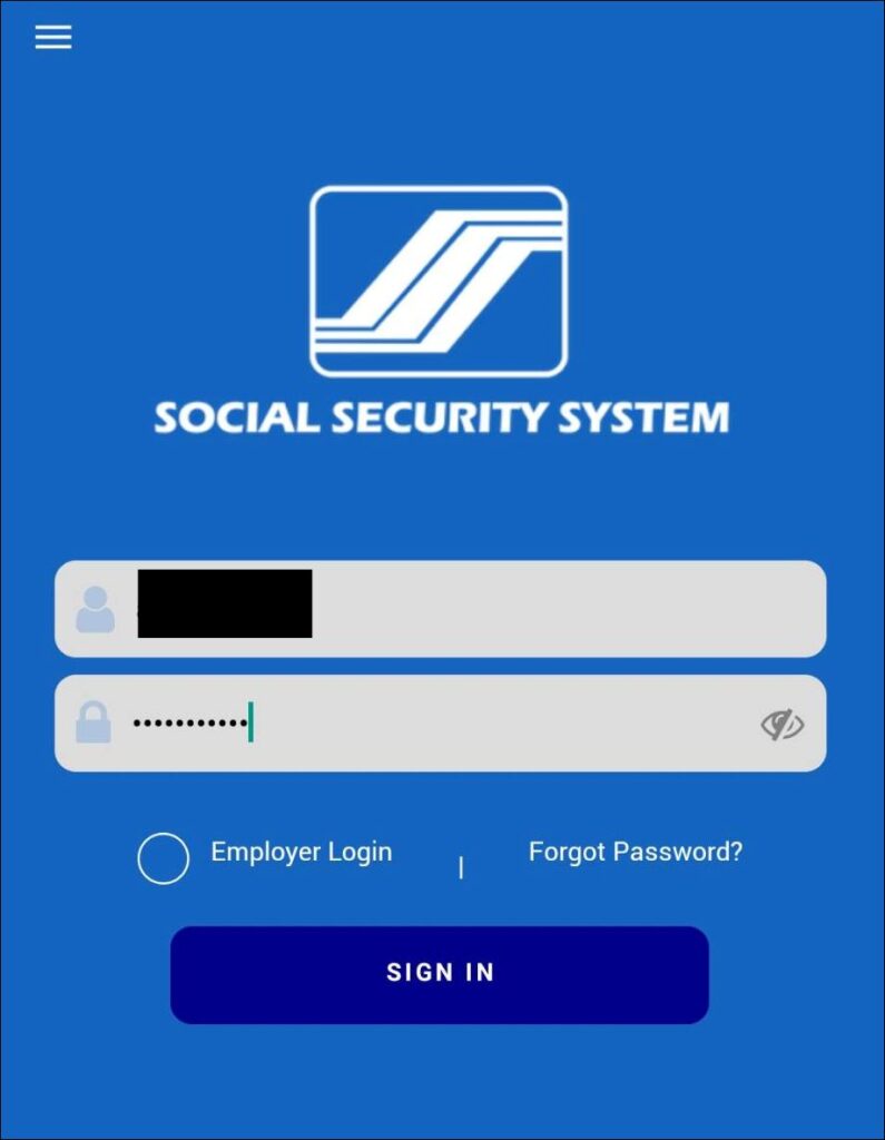 SSS LOGIN