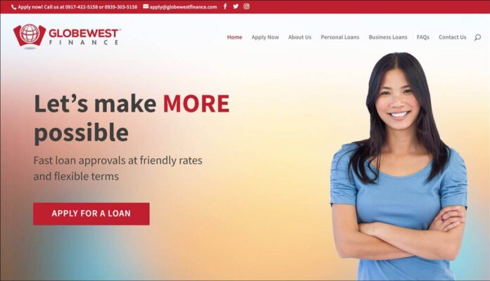 globewest finance loan philippines