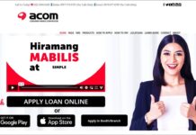 how to apply for ACOM cash loan online