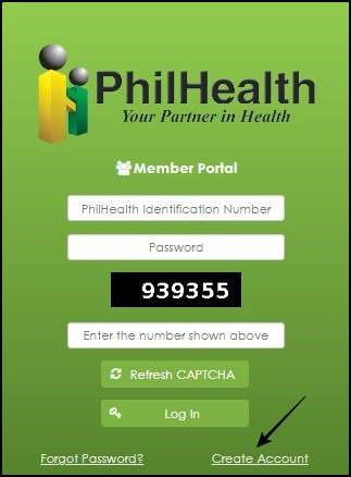 how to create philhealth account online