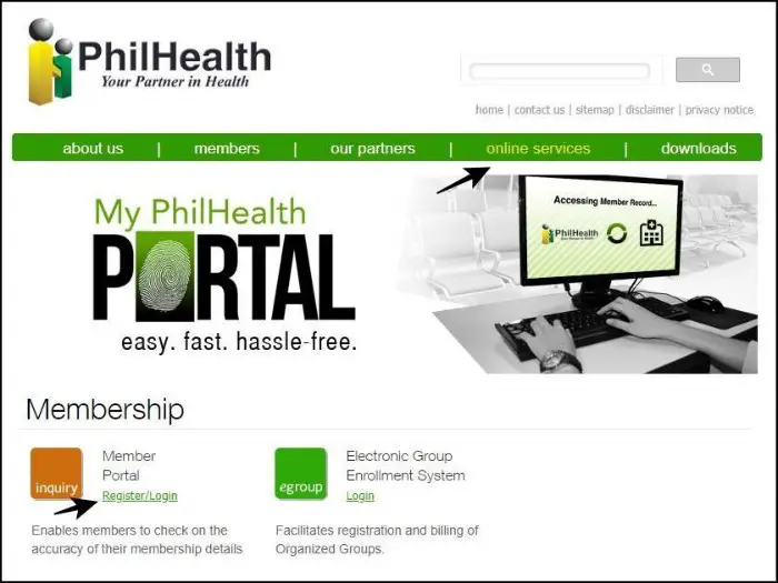 philhealth portal online