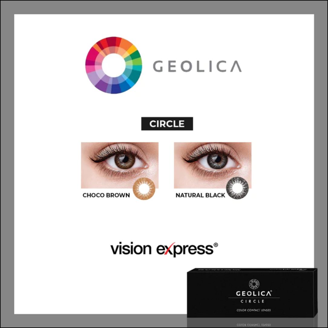 Geolica Color Circle Series (Black, Choco Brown)