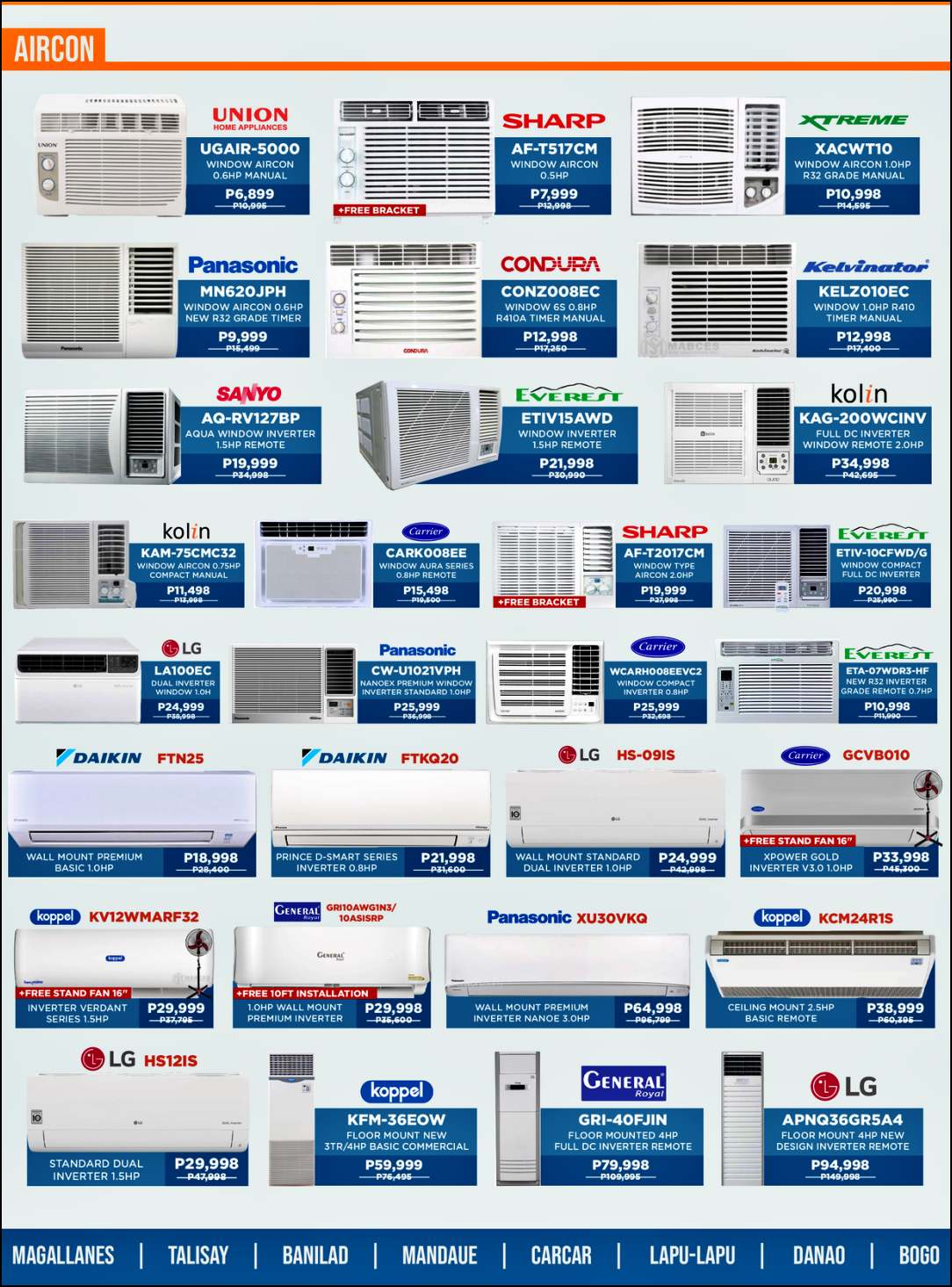 AIRCONDITIONERS