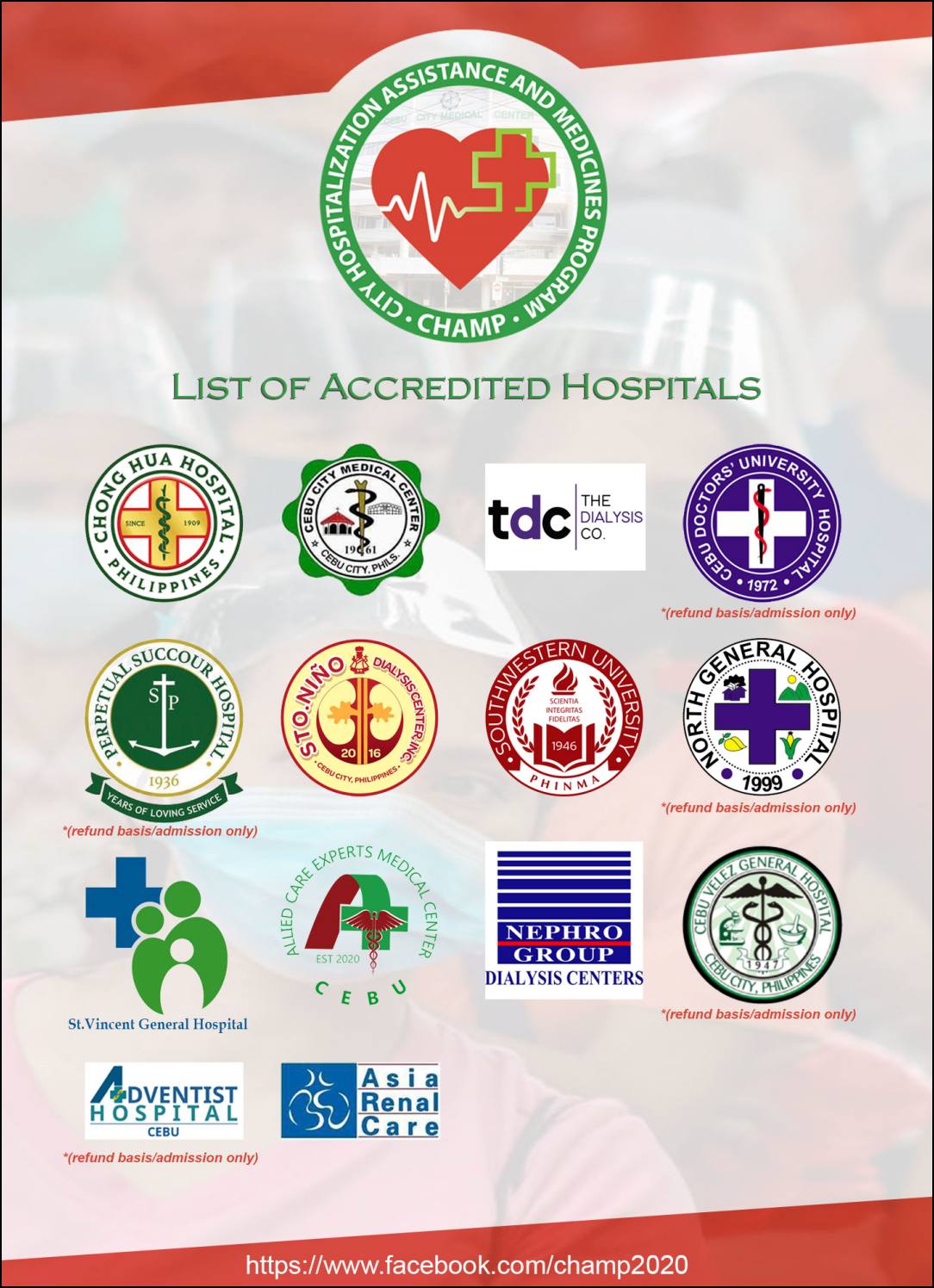 LIST OF ACCREDITED HOSPITAL
