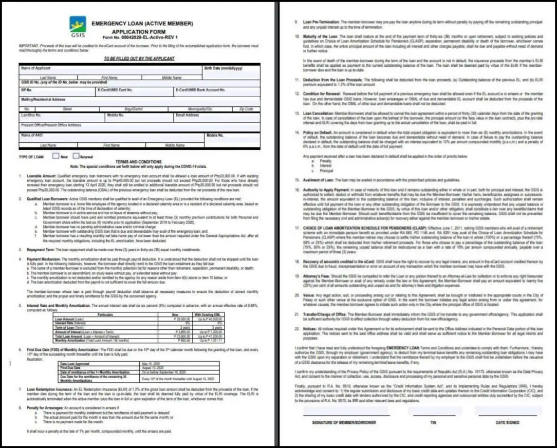 ACTIVE MEMBER FORM