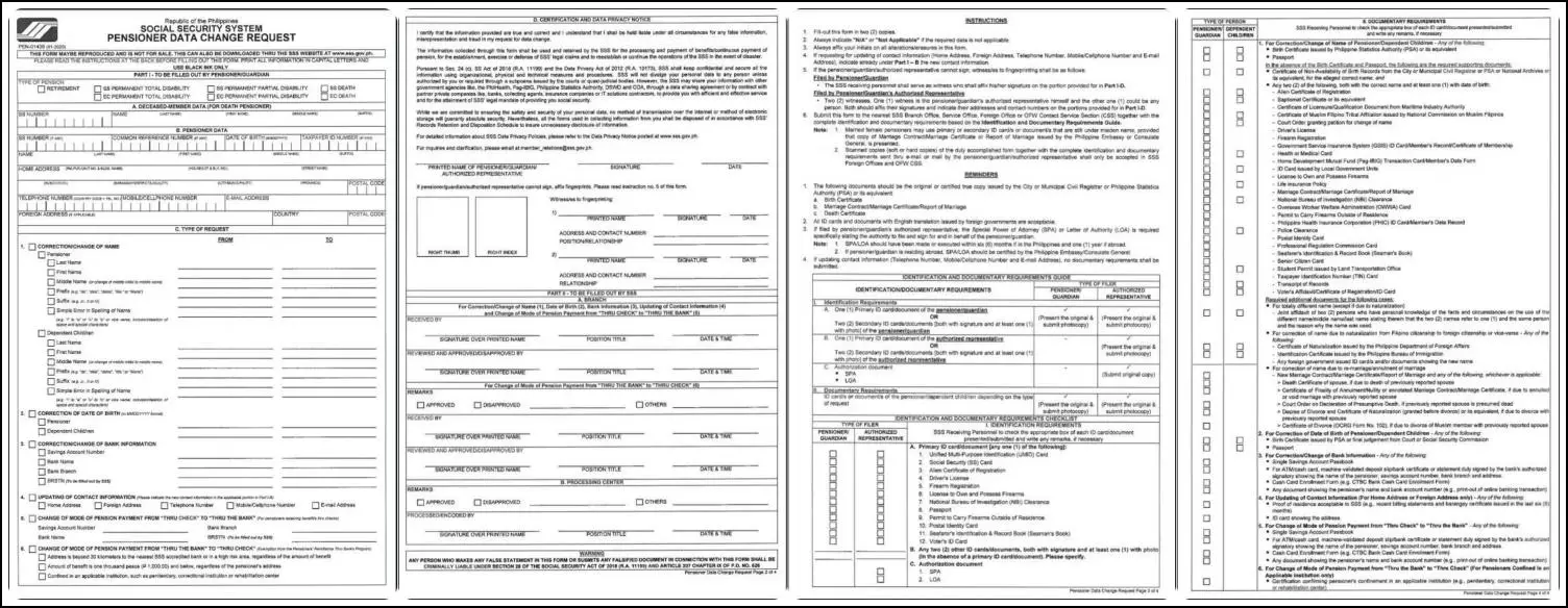 PDCR FORM